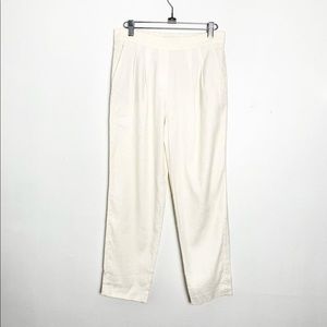 Aritzia white linen pants
